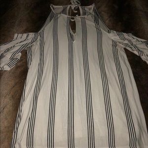 High neck peek a boo top!